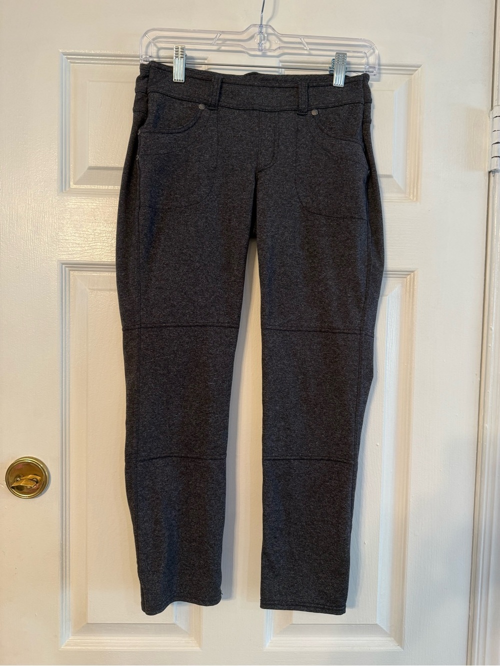 Athleta Dark Gray Skinny Ponte Pants
